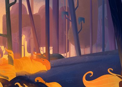 Burning Forest