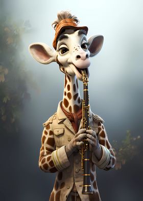 Giraffe Clarinet Gift