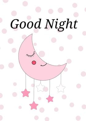 kids good night poster