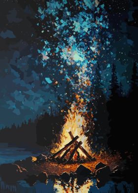 The Mountain Campfire