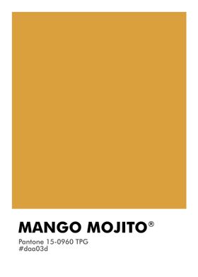 PANTONE MANGO MOJITO