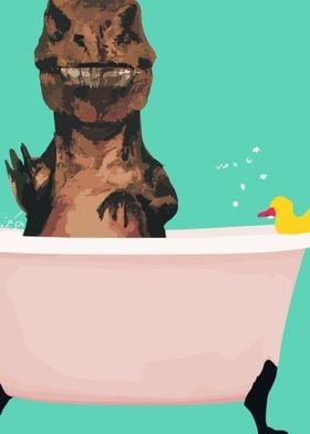 Dinosaur Bathes