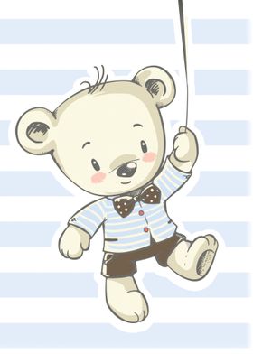 Baby Bear Kids Art P1