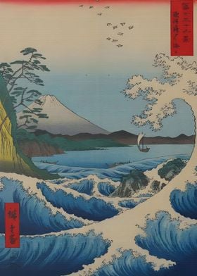 Utagawa Hiroshige The Sea 