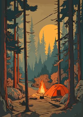 The Mountain Campfire