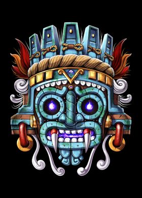 Aztec God Tlaloc Mask