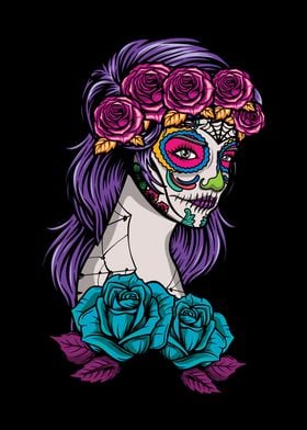 La Catrina Los Muertos Day