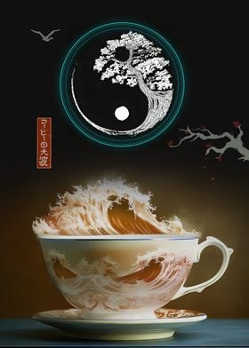 The Great Wave of Coffee 