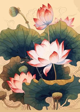 Magical Lotus Flower