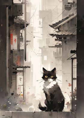 Cat In Japan