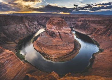 Horseshoe Bend at Sunset