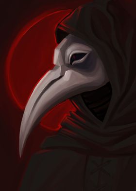 SCP-049 Plague Doctor | Art Board Print