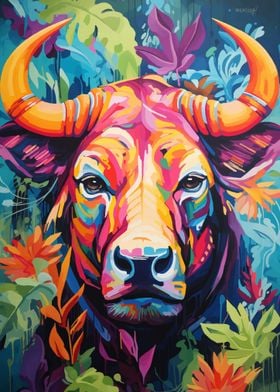 Bull painting Eyecatching