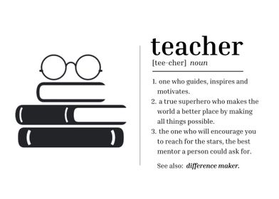 Teacher Funny Dictionary 