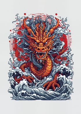 Japan Red Dragon