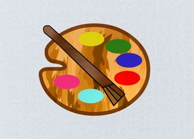 Artist Paint Palette