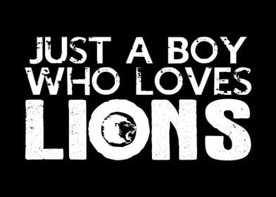 Lion Love Boy Tamer Mane