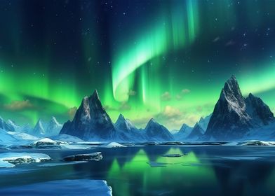 Nordic Polar Lights Nature