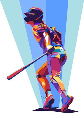 Baseball Pop Art