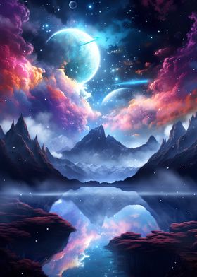 Nature and Galaxy Fantasy