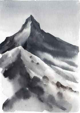 Mountain Watercolor