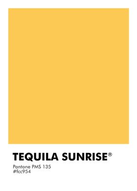 PANTONE TEQUILA SUNRISE