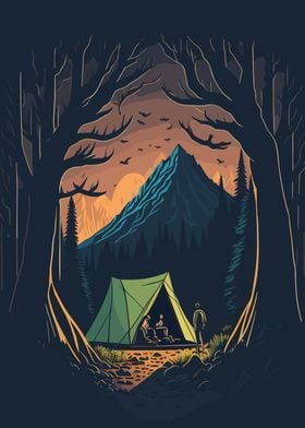 Beautiful Camping Night