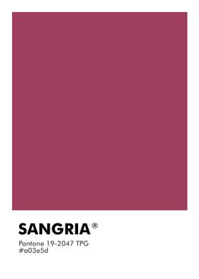 PANTONE SANGRIA