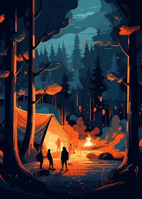 The Mountain Campfire