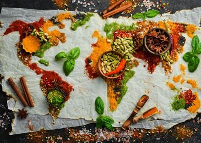 spices food map