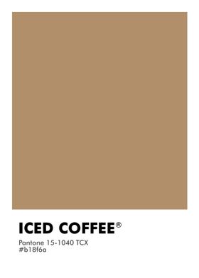 PANTONE ICED COFFEE