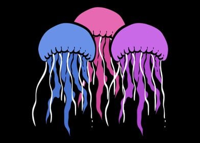 Colorful Jellyfish Fisherm