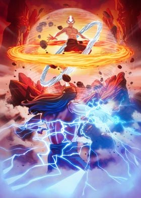 Avatar Aang vs Ozai