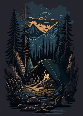 The Mountain Campfire