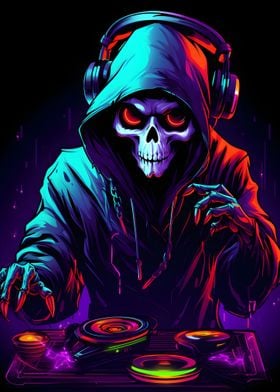 Hip Hop DJ Grim Reaper