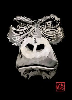 angry gorilla