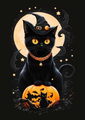 Black Cat Hallowen