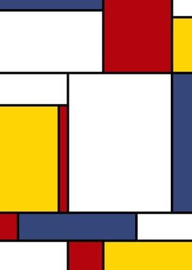 Mondrian Inspired Art