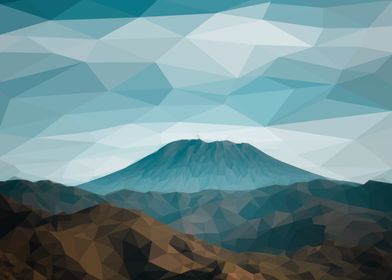 low poly landscape