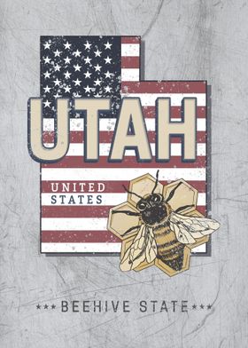 Utah Bee Map United States