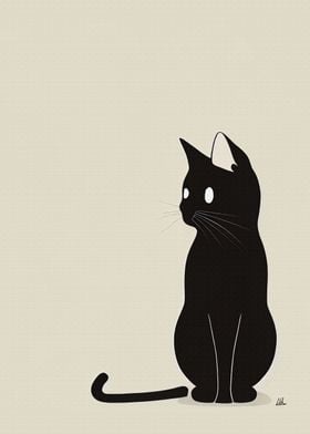 Minimalist Cat