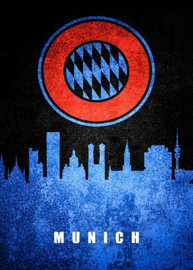 Munich City germany Poster
