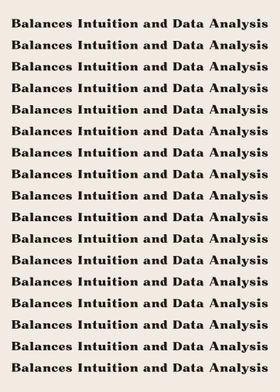 Balances Intuition 