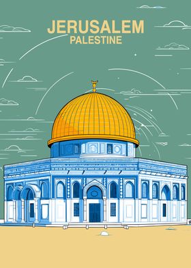 Jerusalem Al Aqsa Poster 