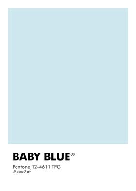 PANTONE BABY BLUE