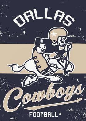 Dallas Cowboy Football Art