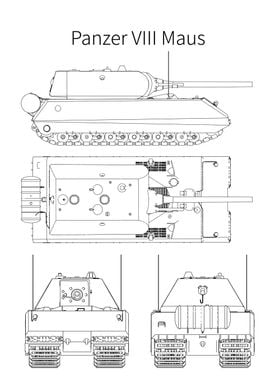 Maus Tank Blueprint