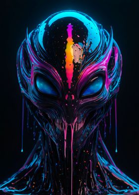 portrait of alien shapeshi