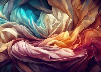 Colorful Silky Fabric