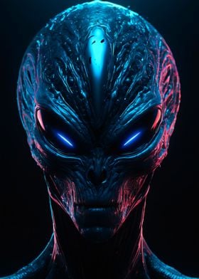 portrait of alien shapeshi